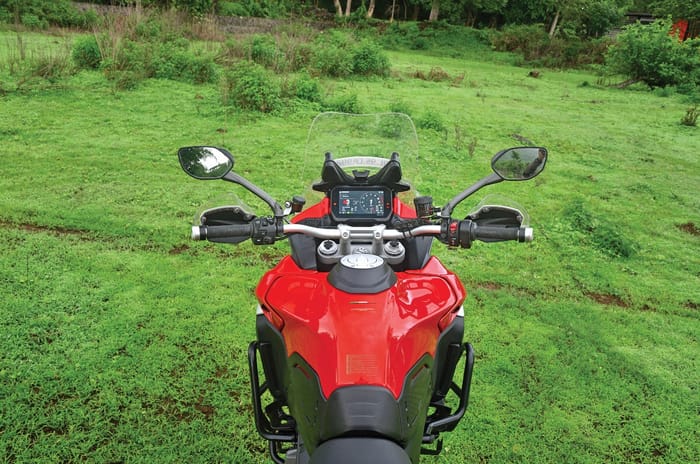 Ducati Multistrada V4 Rally riders POV